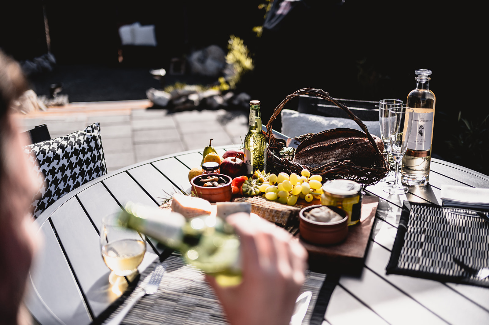 Gourmet platter at DashWu Steading, Huon Valley, Tasmania